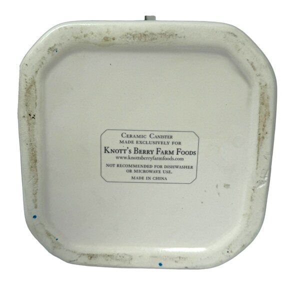 Knott's Berry Farm Foods Ceramic Kitchen Container 9.5" EUC - Picture 10 of 10
